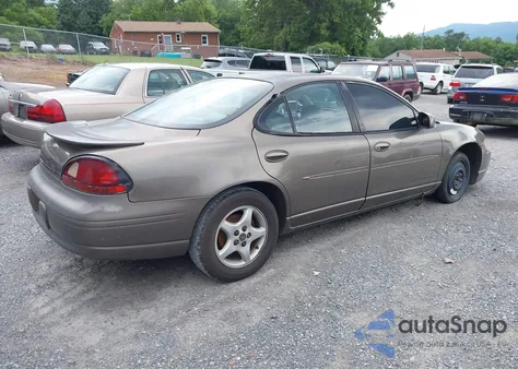 2001 Pontiac Grand Prix Se from USA, damaged, VIN 1G2WK52J21F162657